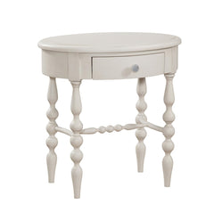 American Woodcrafters Rodanthe Accent Table Dove White