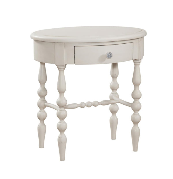 American Woodcrafters Rodanthe Accent Table Dove White