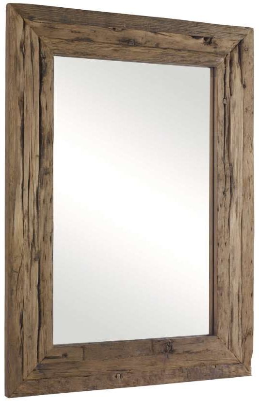 Uttermost Rennick Brown Rustic Mirror