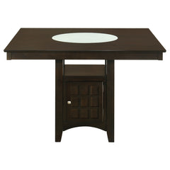 Coaster Gabriel 5-Piece Square Counter-Height Dining Set Cappuccino