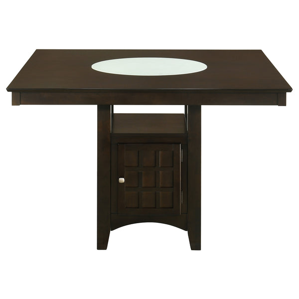 Coaster Gabriel 5-Piece Square Counter-Height Dining Set Cappuccino