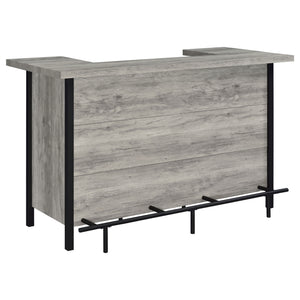Coaster Bellemore Freestanding Home Bar Wine Cabinet Grey Driftwood