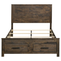 Coaster Woodmont 4-Piece California King Bedroom Set Golden Brown