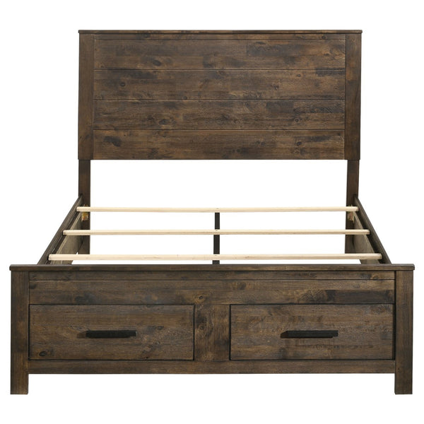 Coaster Woodmont 4-Piece California King Bedroom Set Golden Brown
