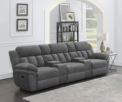 Coaster Bahrain 5-Piece Upholstered Home Theater Seating Charcoal