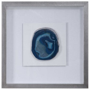 Uttermost Kalia Blue Stone Shadow Box Wall Art