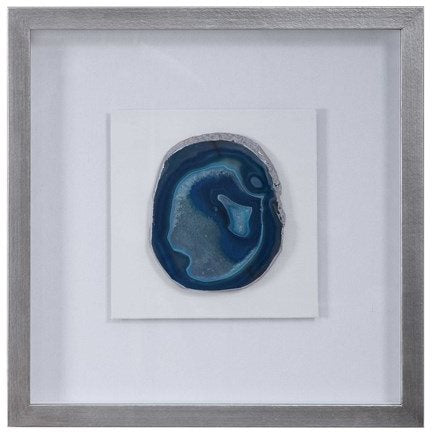 Uttermost Kalia Blue Stone Shadow Box Wall Art