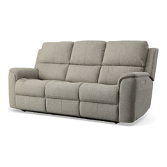 Flexsteel Henry Fog Zero Gravity Fabric Triple Power Reclining Sofa