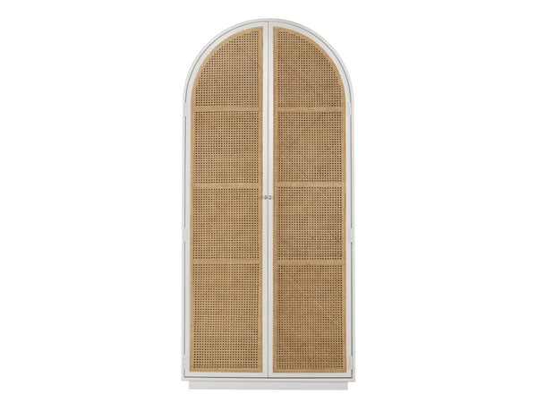 Universal Nomad Golden Hour Glacier/Light Brown Armoire Cabinet