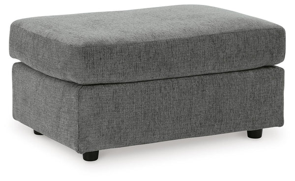 Stairatt Fabric Ottoman Gravel