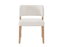Universal Nomad Canberra Ivory/Tech Oak Prier Side Chair