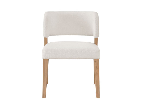 Universal Nomad Canberra Ivory/Tech Oak Prier Side Chair