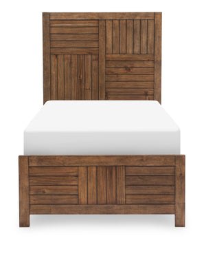 Legacy Classic Kids/Teens Summer Camp Brown Complete Panel Bed