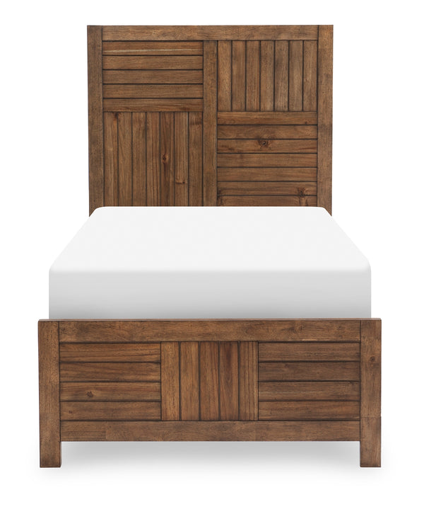 Legacy Classic Kids/Teens Summer Camp Brown Complete Panel Bed
