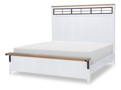Legacy Classic Complete Two-Tone Panel Bed Queen Franklin