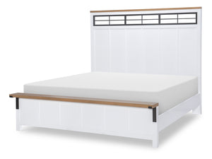 Legacy Classic Complete Two-Tone Panel Bed Queen Franklin