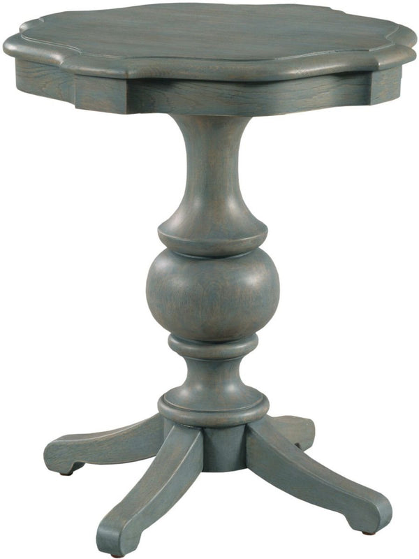Kincaid Acquisitions Haisley Gray Round Accent Table