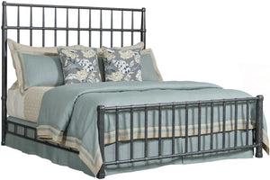 Kincaid Acquisitions Sylvan Black Queen Metal Bed