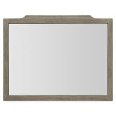 Bernhardt Albion Pewter Landscape Mirror