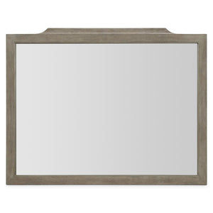 Bernhardt Albion Pewter Landscape Mirror