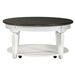 Liberty Furniture Allyson Park 3-Piece Wire Brushed White Occasional Table Set