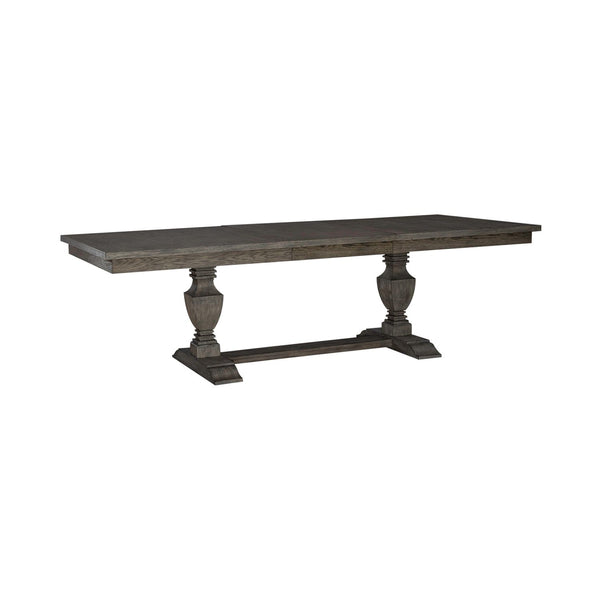 Liberty Furniture Westfield 7-Piece Havana Brown Trestle Casual Dining Table Set