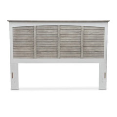 Seawinds Islamorada Clean White & Grey King Headboard