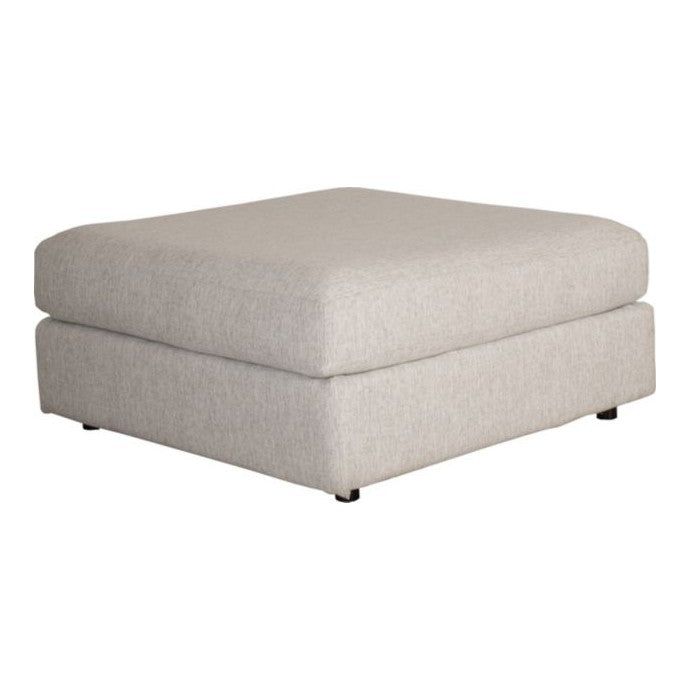 Fusion Durango Pewter Ottoman