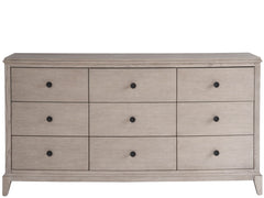 Universal Coalesce 9-Drawer Dresser in Rolling Fog