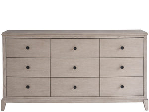 Universal Coalesce 9-Drawer Dresser in Rolling Fog