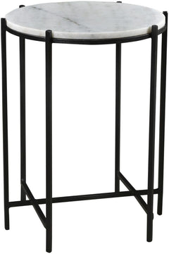 Crestview Bengal Manor Iron & Marble Accent Table