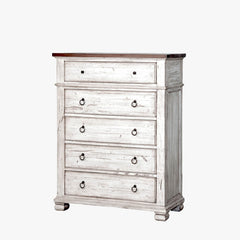 Napa Furniture Belmont Antique Linen 5-Drawer Chest