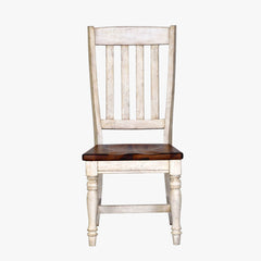 Napa Furniture Belmont Antique Linen & Timbered Brown Dining Side Chair
