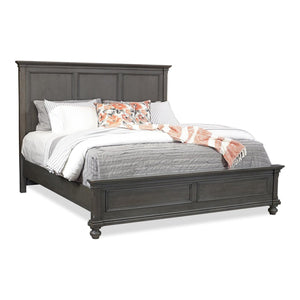 Aspenhome Oxford King Panel Peppercorn Bed