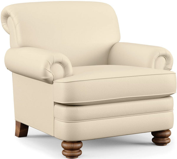 Flexsteel Bay Bridge Beige Leather Chair
