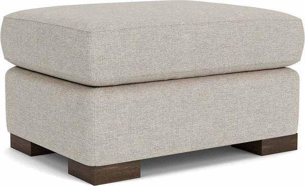 Flexsteel Bryant Silver Driftwood Ottoman
