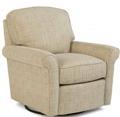 Flexsteel Parkway Beige Swivel Glider