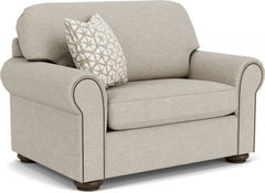 Flexsteel Preston Silver Driftwood Oversized Chair & a Half