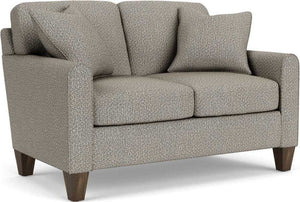 Flexsteel South Haven Contemporary Gray Quarry Loveseat
