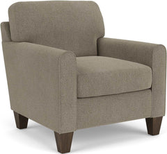 Flexsteel South Haven Gray Dove Chair with Square Legs