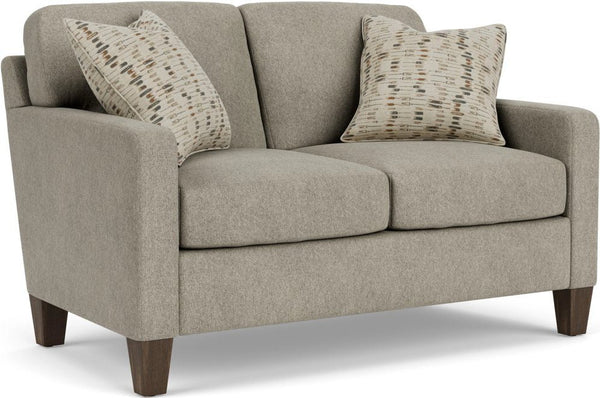 Flexsteel South Haven Silver Pebble Loveseat