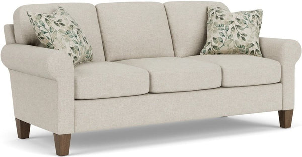 Flexsteel South Haven White Vanilla Sofa