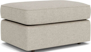 Flexsteel Vail Silver Driftwood Ottoman