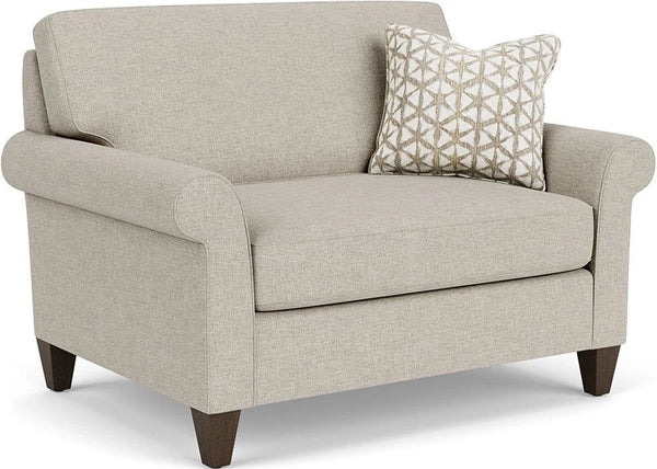 Flexsteel Westside Silver Driftwood Oversized Chair & a Half