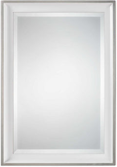 Uttermost Lahvahn White Silver Mirror
