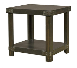 Aspenhome Industrial Ghost Black End Table