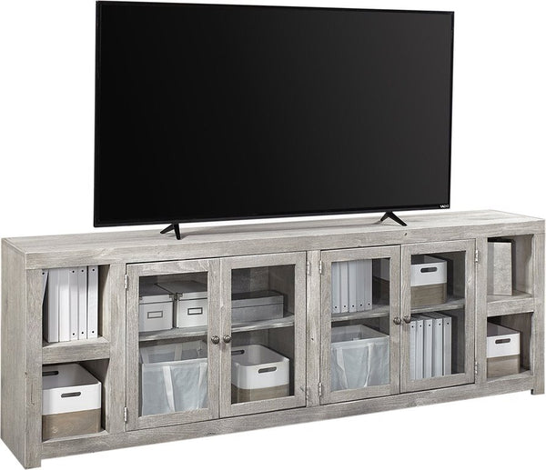 Aspenhome Avery Loft Limestone 97 Inch TV Stand Console