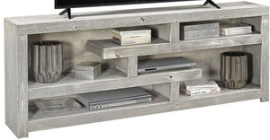Aspenhome Avery Loft Limestone 72 Inch Open Display/Tv Stand Console
