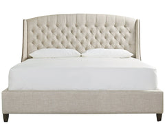 Universal Curated Halston Graphite Upholstered Queen Bed