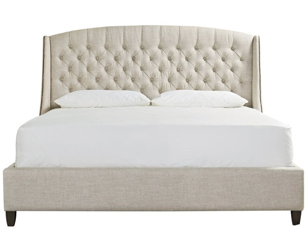 Universal Curated Halston Graphite Upholstered Queen Bed